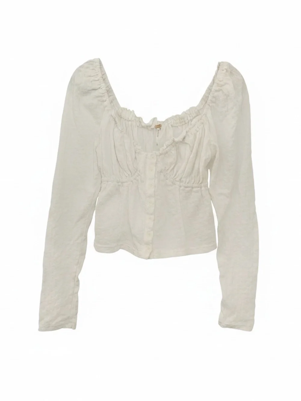 Free People Ladybug Cottagecore Milkmaid Crop Top (L)